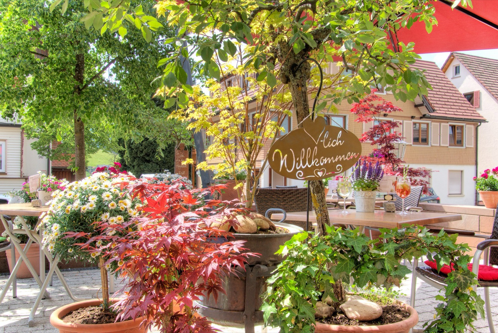 Terrasse des Hauses